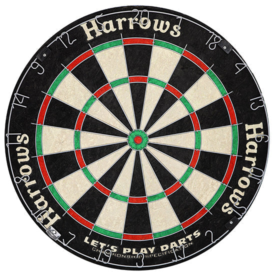 Harrows Lets Play Darts Dartboard with Darts Included