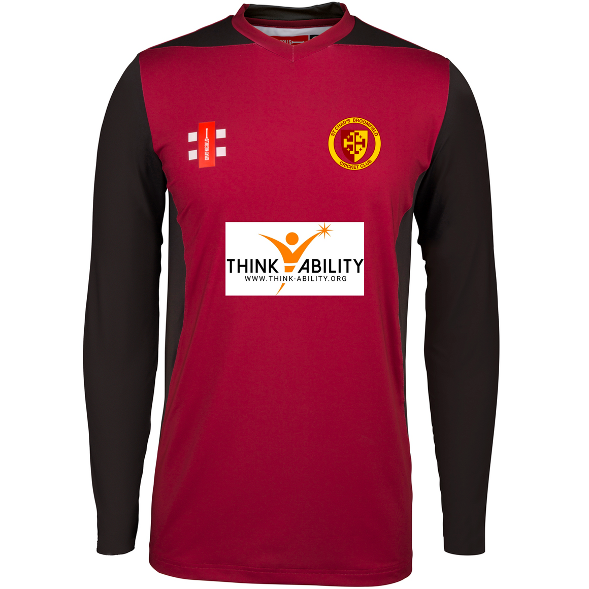 St Chads Womens T20 L/S Short (No Name and Number)