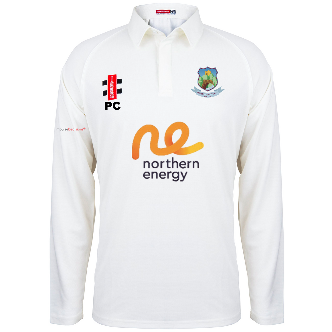 Hampsthwaite C.C. L/S Playing Shirt