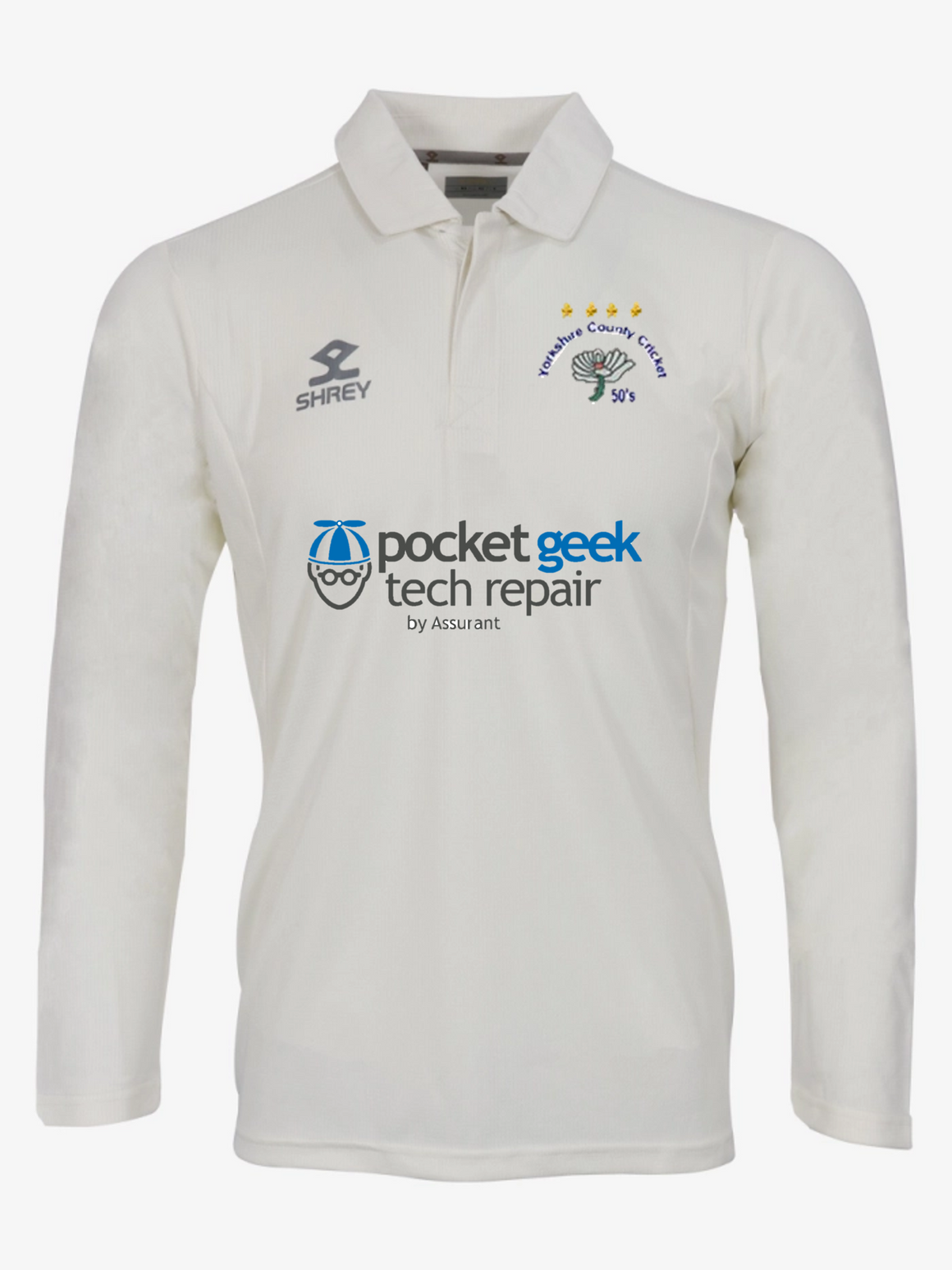 Yorkshire Over 50's L/S Performance Playing Shirt