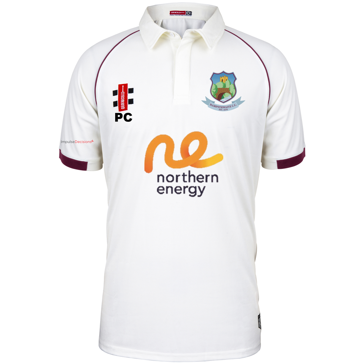 Hampsthwaite C.C. Short Sleeve Playing Shirt