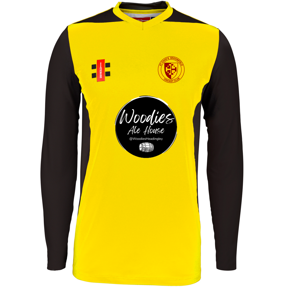 St Chads Mens T20 L/S Shirt (with Name and Number)