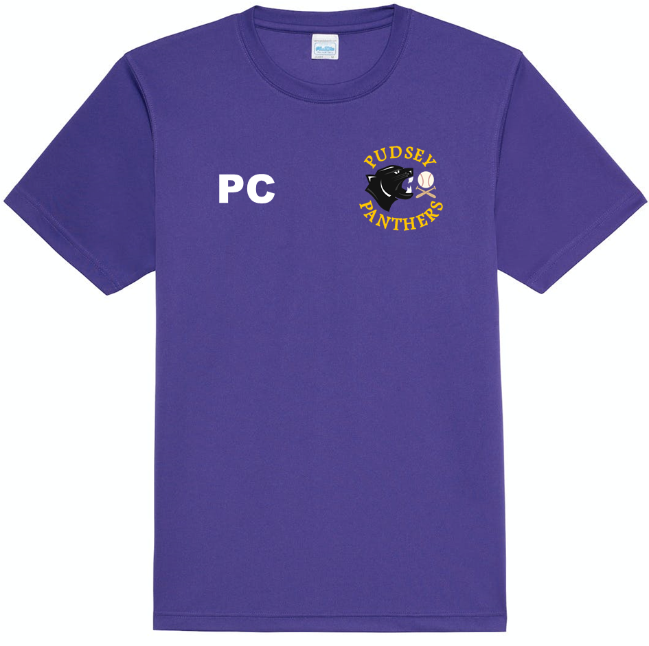 Pudsey Panthers Coolmax T-Shirt (Unisex and Female Style)