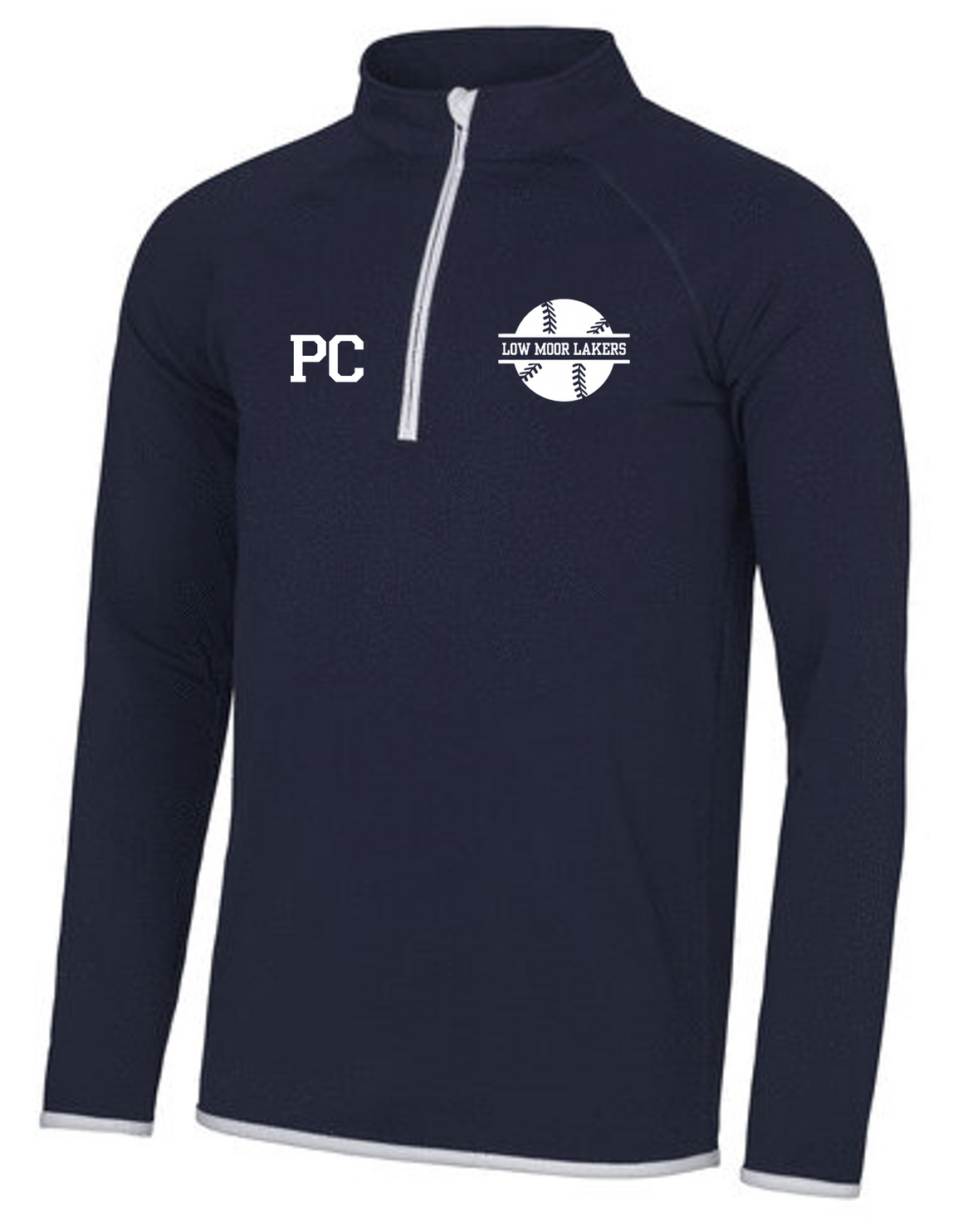 Low Moor Lakers Cool 1/4 Zip Top Unisex Fit