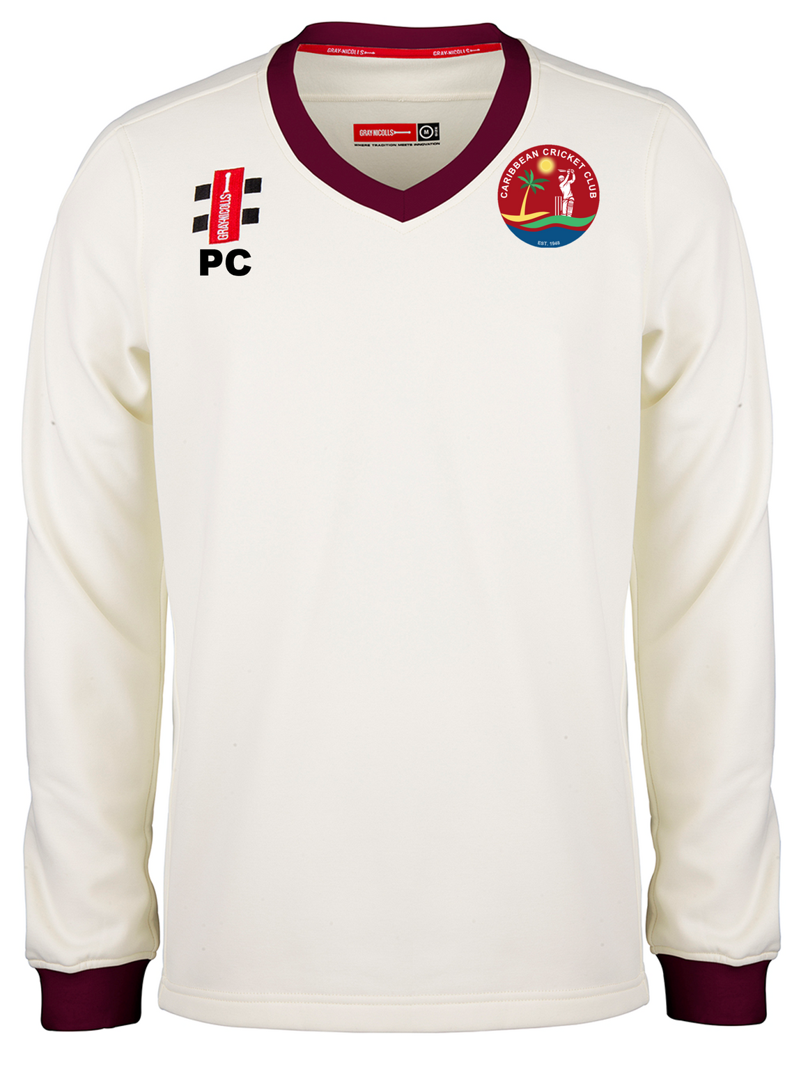 Leeds Caribbean C.C. Pro Performance L/S Sweater