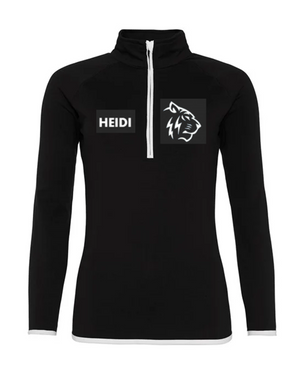 Wharfedale Wildcats 1/4 Zip Top (Unisex Fit)