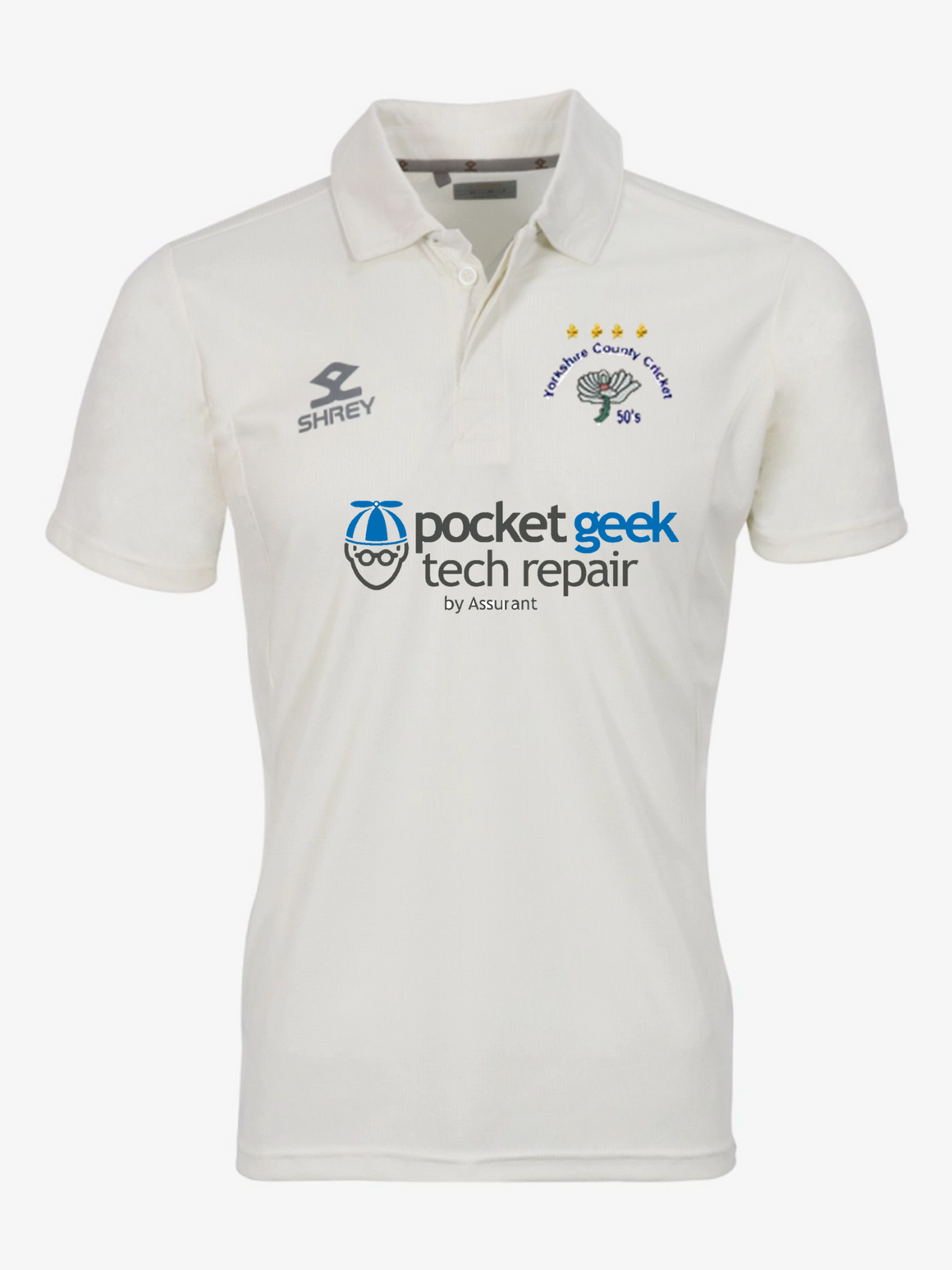 Yorkshire Over 50's S/S Performance Playing Shirt