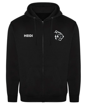 Wharfedale Wildcats Zipped Hooded Top