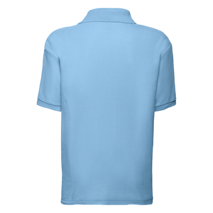 Rawdon St Peters Primary Polo T-Shirt with Logo (Sky Blue)