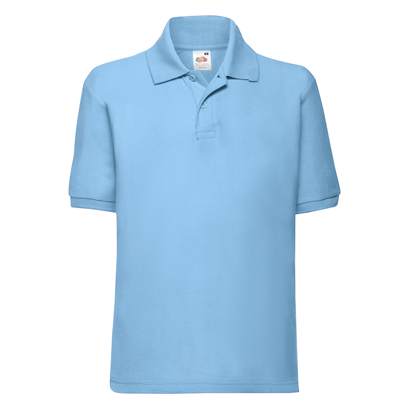 Sky blue polo shirt hotsell