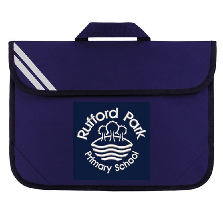 Rufford Park Book Bag with Embroidered School Logo