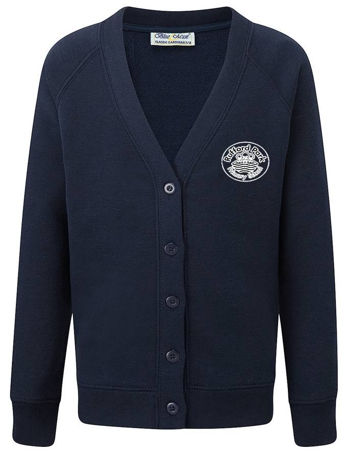Rufford Park Cardigan with Embroidered School Logo